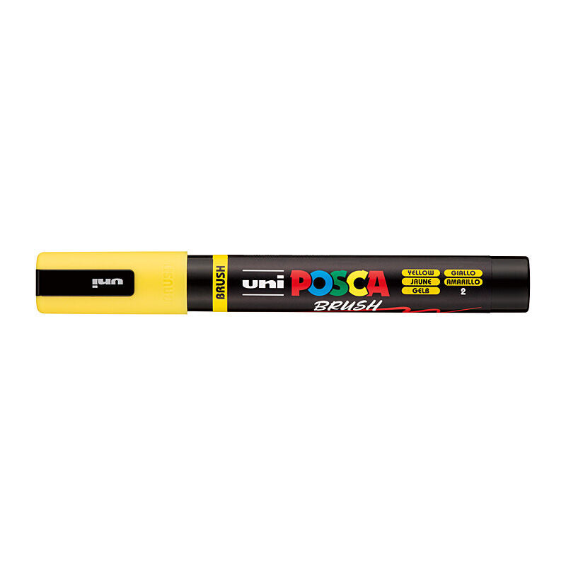 Posca PC5BRY - Medium Brush Tip Yellow