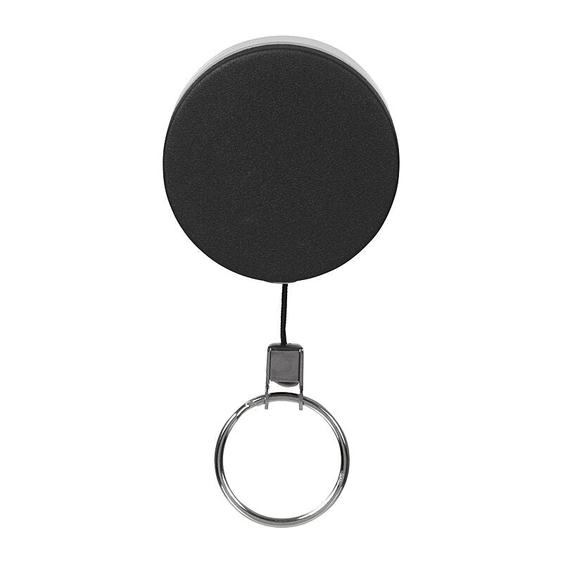 Rexel Retractable Keyholder Ring Blk Pk6