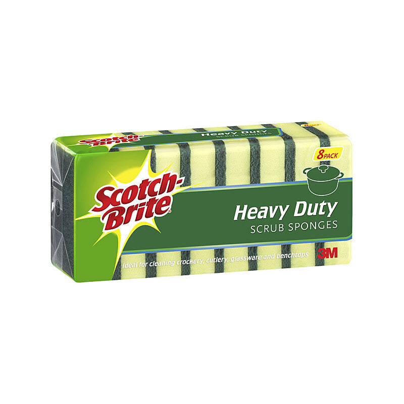 Scotch-Brite Heavy Duty Scrub Sponge 8-Pack
