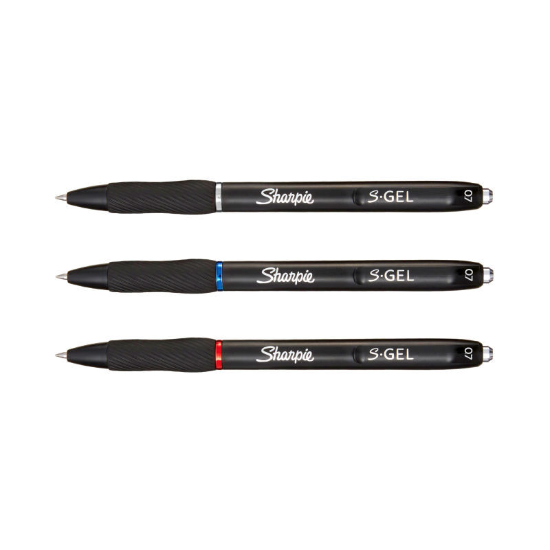 Sharpie Gel 0.7mm Asst Pk4 Bx6