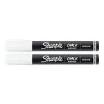Sharpie Chalk Wet Marker Wht Pk2 Bx4