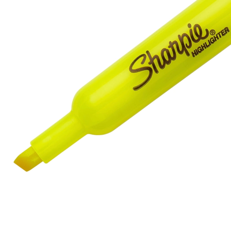 Sharpie Highlighter Tank Ylw Pk12 Bx3