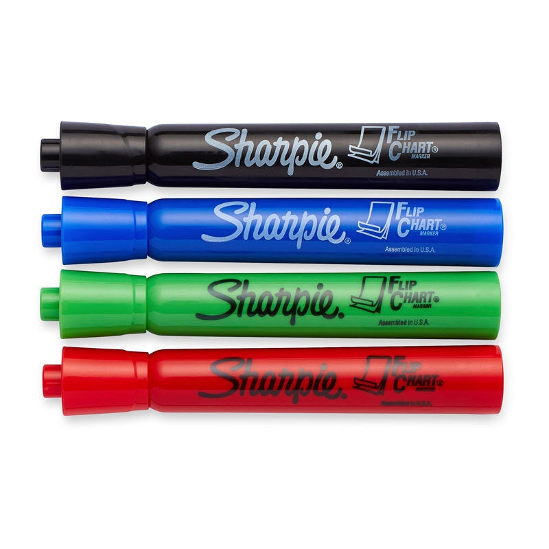 SH Flip Chart Markers Asst Pk4