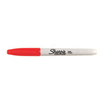 Sharpie Permanent Marker Fine Point Red Bx12