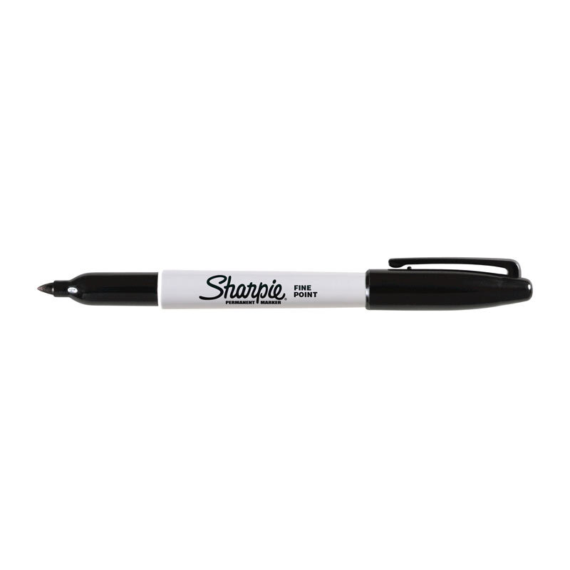 Sharpie PermanentMark Fine Point Black Pk2 Bx6