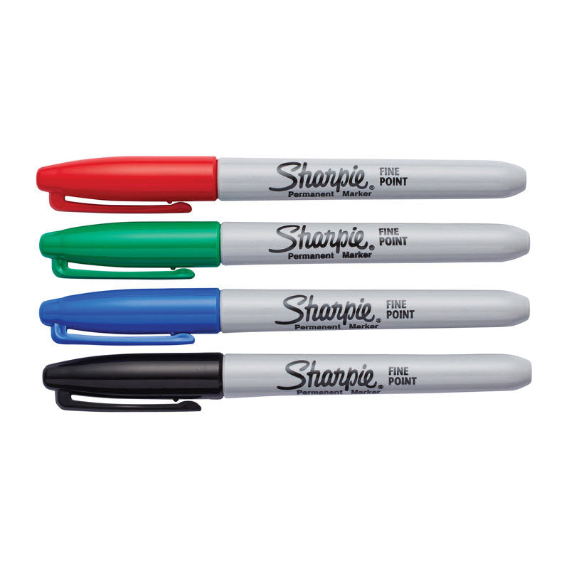 Sharpie PrmMark FP Ast Pk4 Bx6