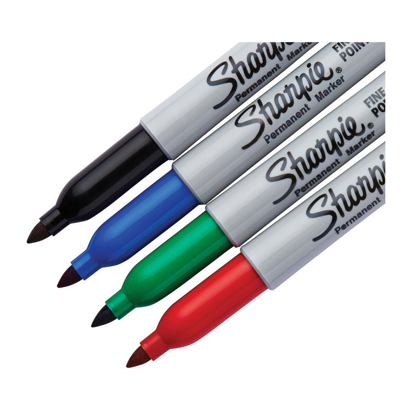 Sharpie PrmMark FP Ast Pk4 Bx6