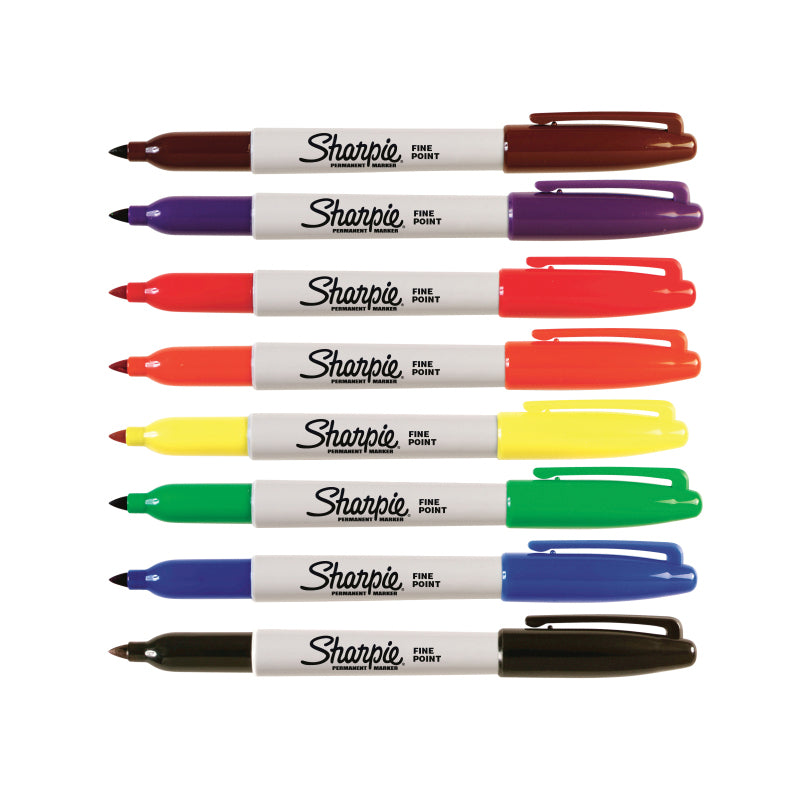 Sharpie Permanent Marker Fine Point Fashn Pk8
