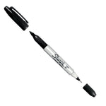 Sharpie Marker TwinTip Black Bx6