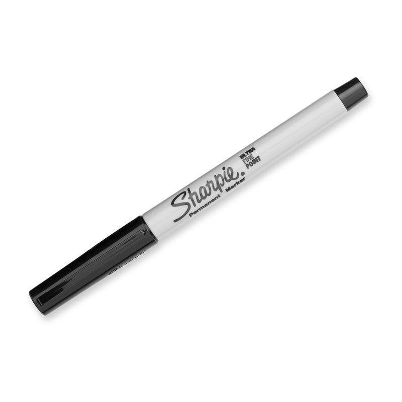 Sharpie Ultra Fine Point Permanent Marker Black Pk12