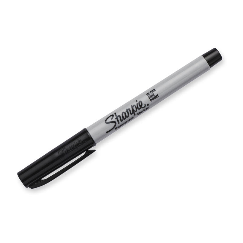 Sharpie Permanent Marker UFine Point Black Pk2 Bx6