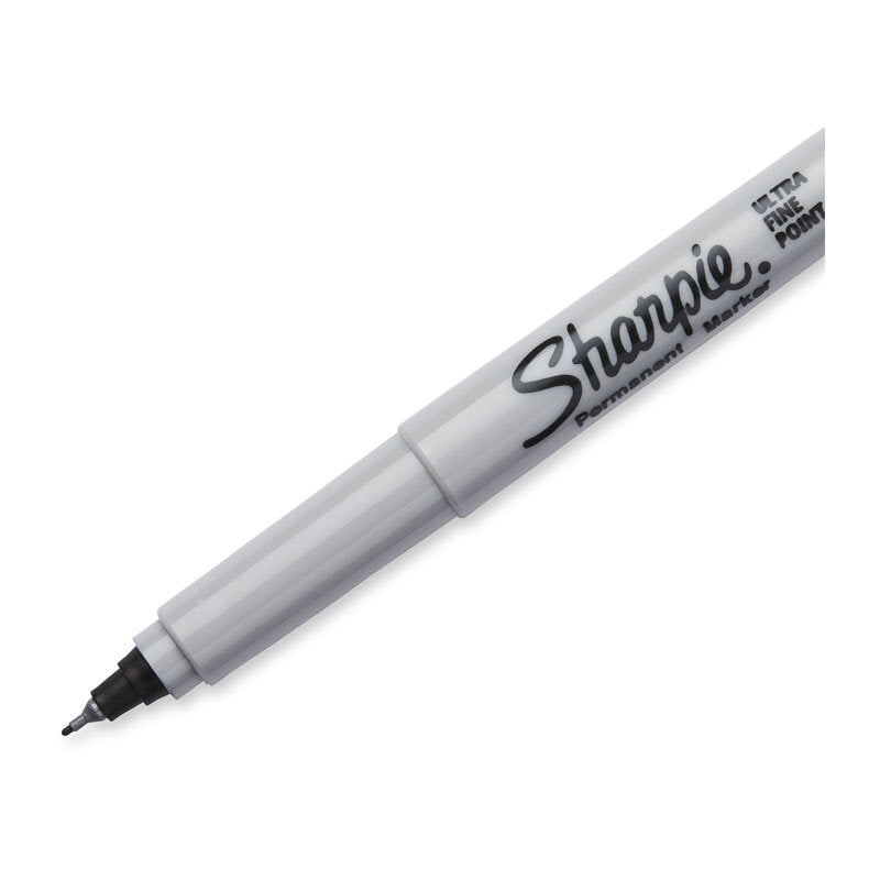 Sharpie Permanent Marker UFine Point Black Pk2 Bx6