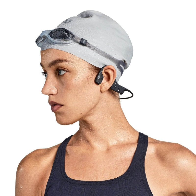 SHOKZ OpenSwim Bone Conduction Swimming MP3 Player - Black - Soundz Store AUSTRALIA