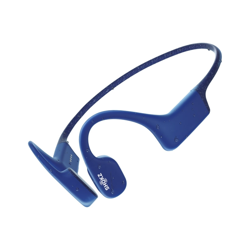 SHOKZ OpenSwim Bone Conduction Swimming MP3 Player - Blue - Soundz Store AUSTRALIA