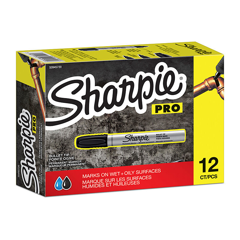 Sharpie Pro Mtl BT Marker Bl Bx12