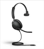 Jabra Evolve2 40 SE Wired USB-C/A MS Mono Headset, 360° BusyLight,Cancels more noise than ever before, Teams-certified means teams are satisfied, 3-mi