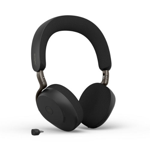 Jabra Evolve3 75, MS Stereo Black Bluetooth ANC Headset, Link390C BT, USB-C