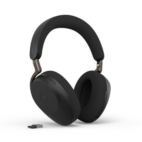 Jabra Evolve3 85, MS Stereo Black Bluetooth ANC Headset, Link390A BT, USB-A