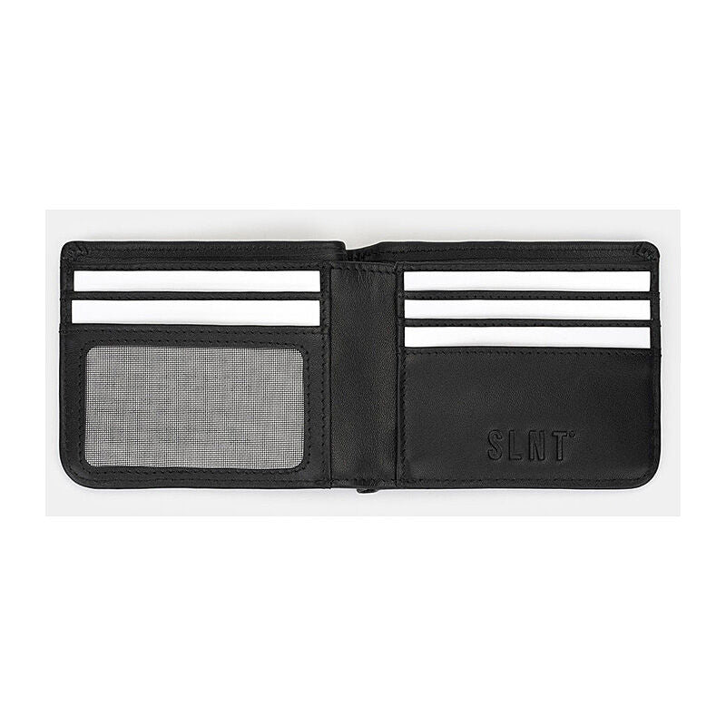 Slnt SPW-V2BFBL-X - Bifold Wallet Leather Black