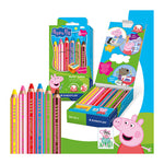 Staedtler 140 C6 L1 - ST Peppa Pig 3in1 Pencils Pk6