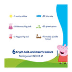 Staedtler 224 C6 L1 - ST Peppa Pig Crayons Pk6 Bx6