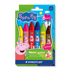 Staedtler 224 C6 L1 - ST Peppa Pig Crayons Pk6 Bx6