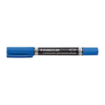 Staedtler 348-3 - Staed Lumo Perm Duo Blue Bx10