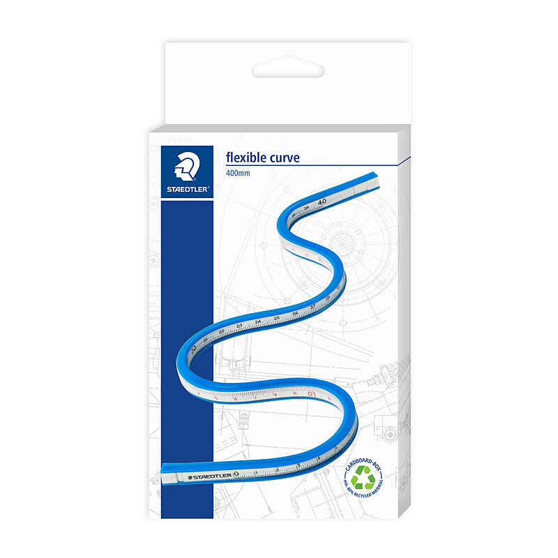 Staedtler 571 60-40003 - ST 400mm Flexible Curve Ruler