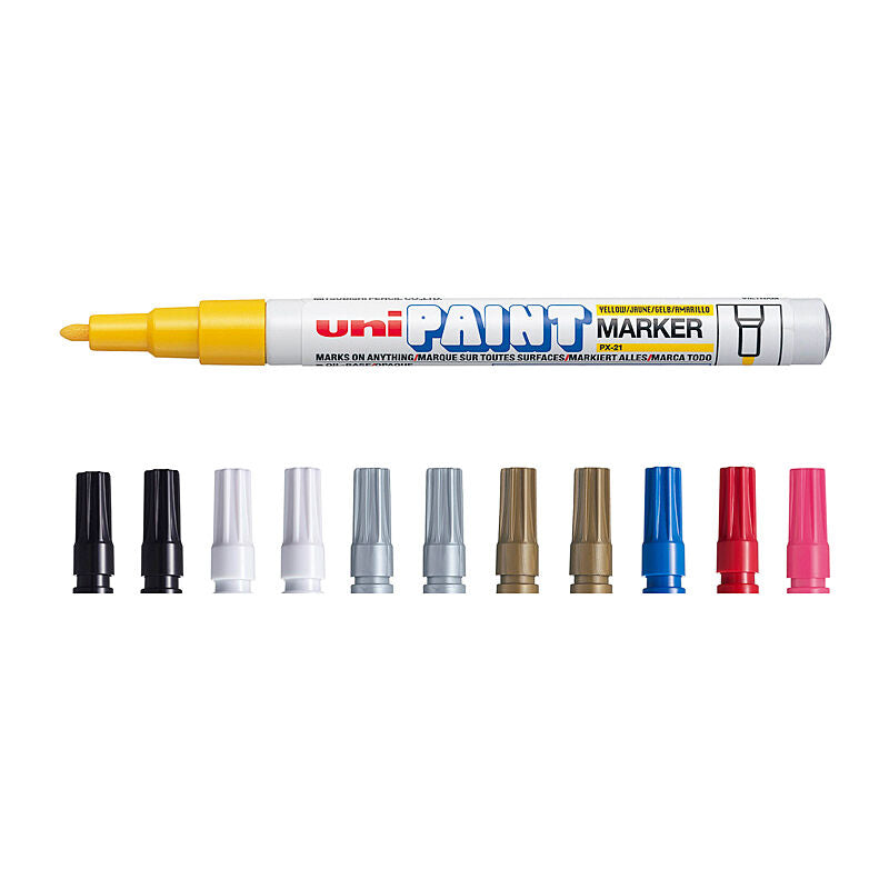 uni Paint Marker Fine Assorted Bx12