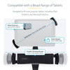 StarTech.com VESA Mount Adapter for Tablets 7.9 to 12.5in - Up to 2kg (4.4lb) - 75x75/100x100 VESA Patterns - Universal Anti-Theft Tablet VESA Mount Clamp - Secure Tablet Mount - Black