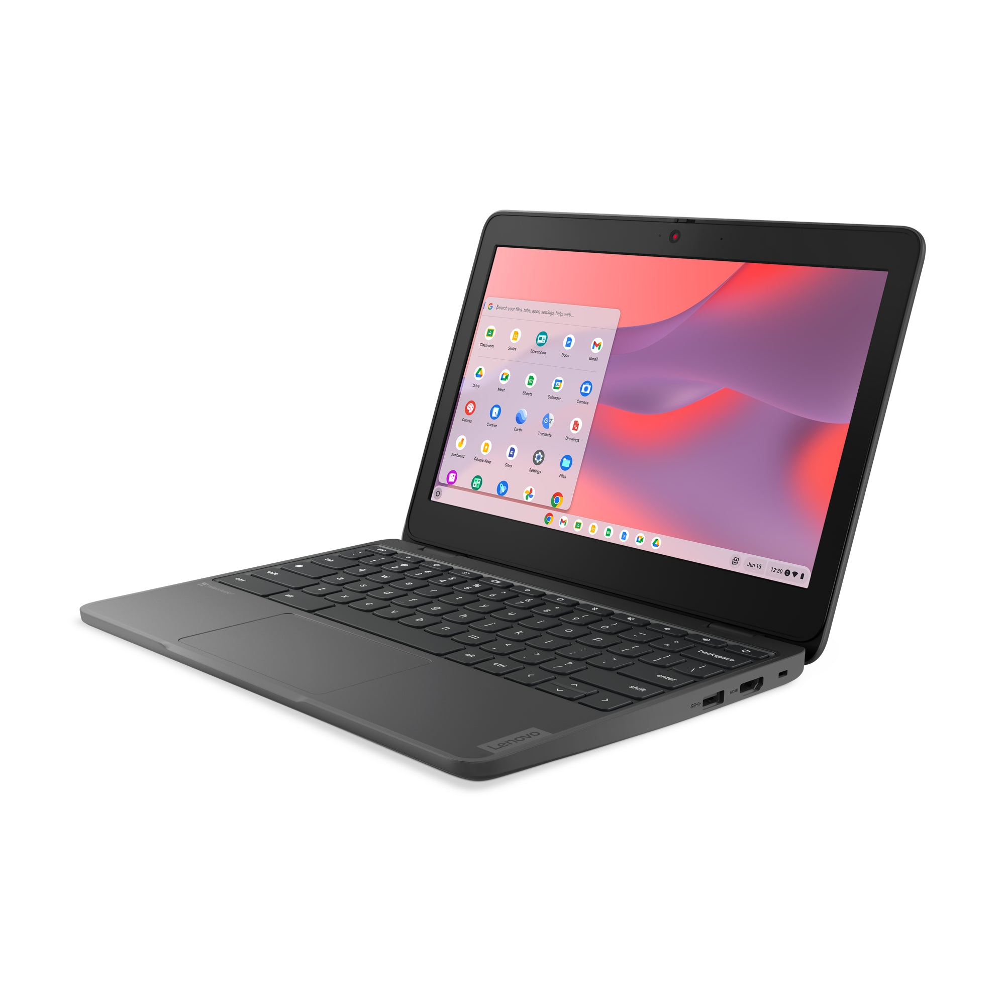 Lenovo 100e Chromebook Gen 4 520 29.5 cm (11.6") HD 4 GB LPDDR4x-SDRAM 32 GB eMMC Wi-Fi 6 (802.11ax) ChromeOS English Grey