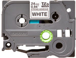 Brother Tape 24mm Black/White Strong Tz Tape (Each)