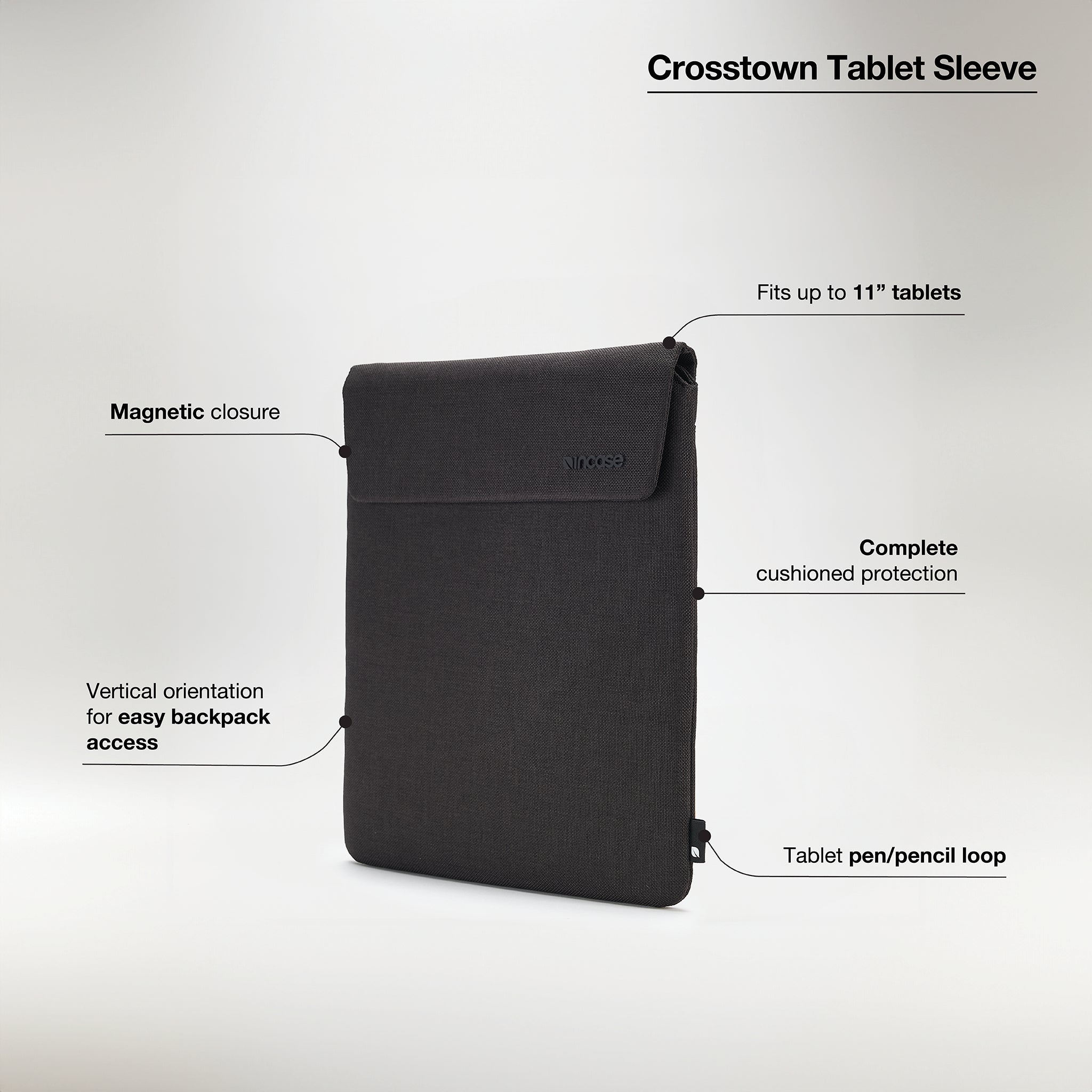 Incase Crosstown Sleeve with Woolenex for 11" Tablet