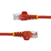 StarTech.com Cat5e Ethernet Patch Cable with Snagless RJ45 Connectors - 0.5 m, Red