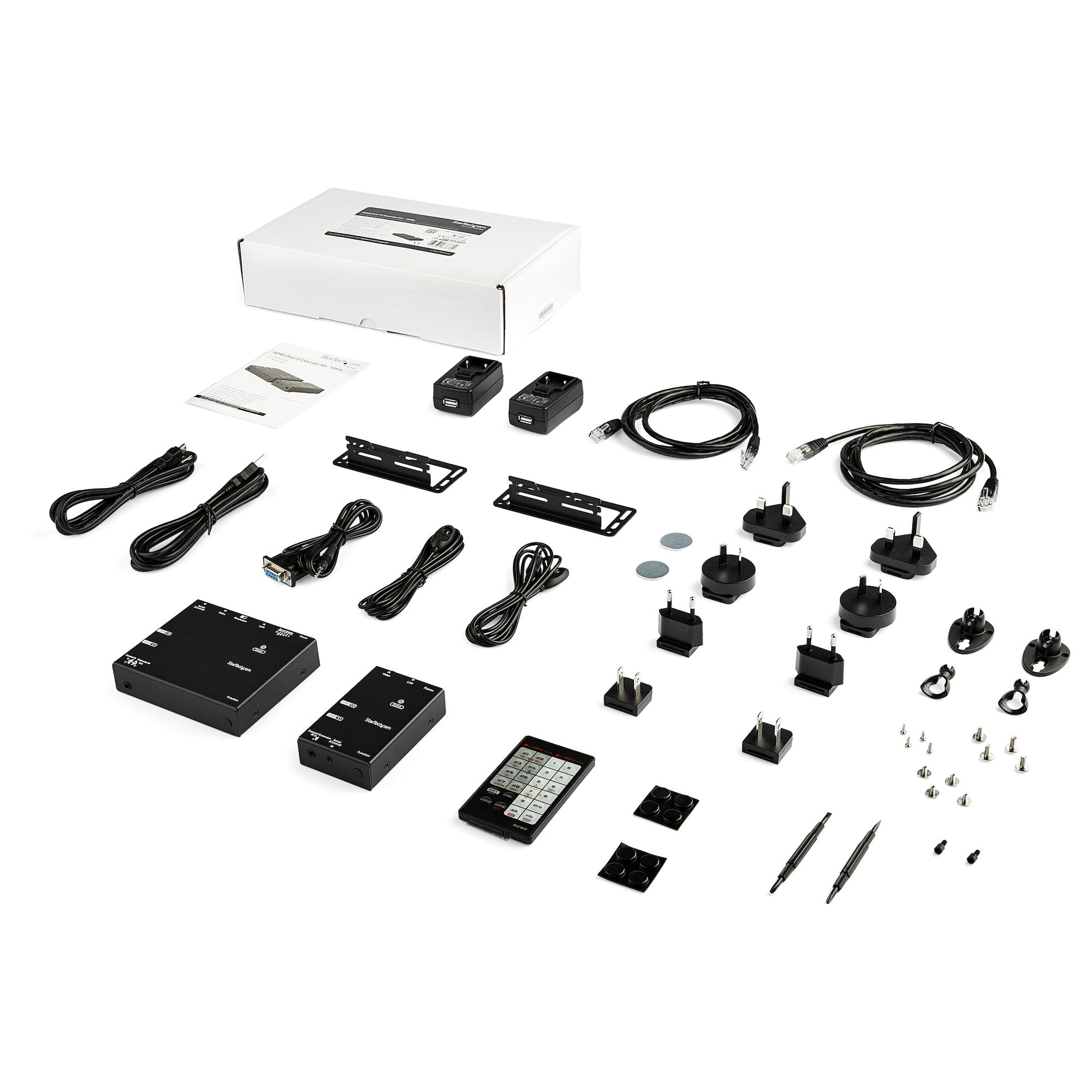 StarTech.com HDMI Over IP Extender Kit with Advanced Compression