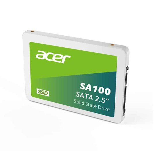 ACER SA100-480GB SSD 2.5 SATA Writing Speed 493 MB/s Reading Speed 560 MB/s BL.9BWWA.103 - 3 Year Warranty - Soundz Store AUSTRALIA