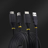 StarTech.com 6ft (1.8m) HDMI and USB 5Gbps KVM Cable, 4K 60Hz, HDMI 2.0 and USB Combo Cable for KVM Switches