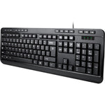 Adesso AKB-132UB Keyboard - Full-size - Cable Connectivity - USB Interface - English (US) - Black - Soundz Store AUSTRALIA