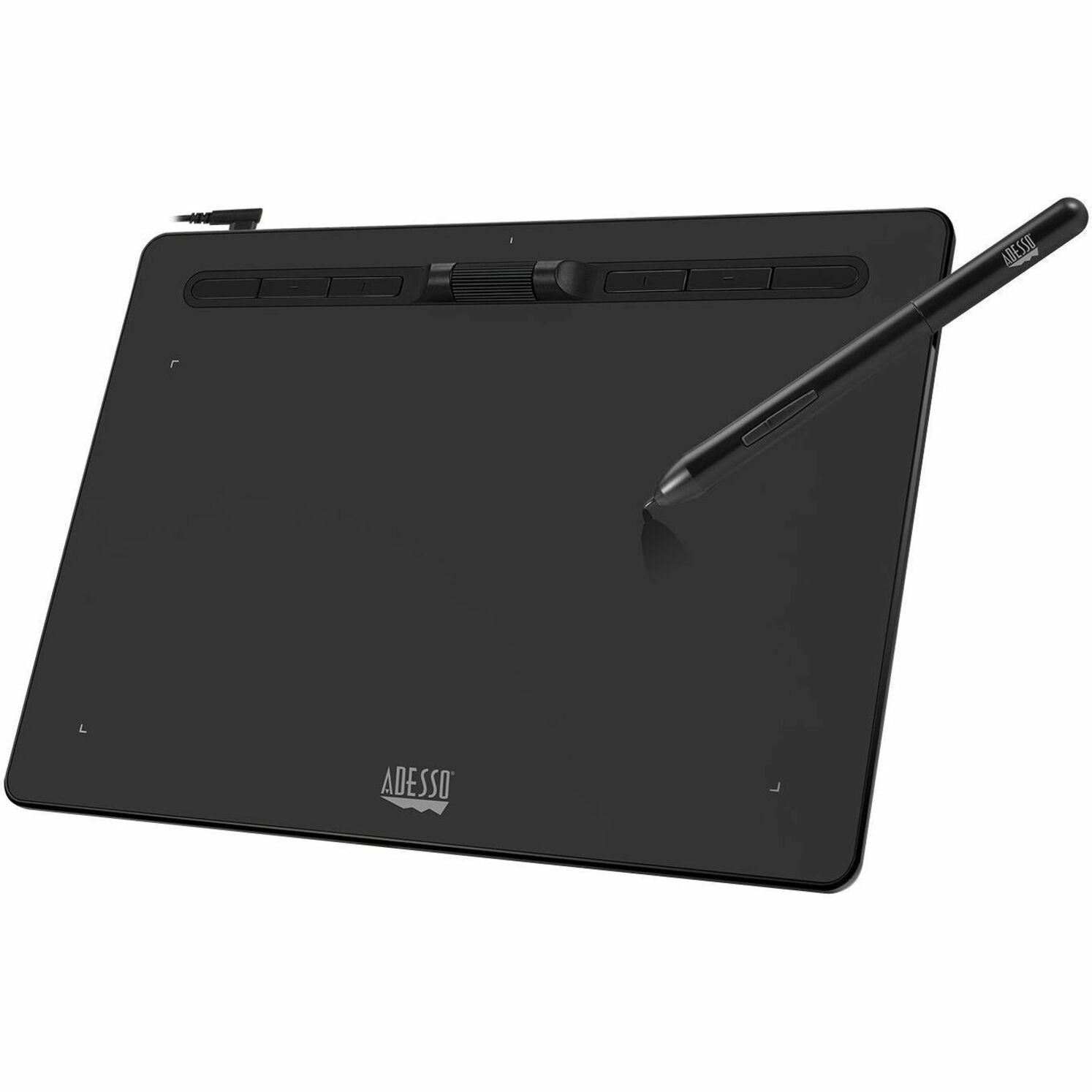 Adesso CyberTablet K10 Graphics Tablet - 5080 lpi - Cable - Black - Soundz Store AUSTRALIA