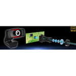 Adesso CyberTrack CyberTrack H3 Webcam - 1.3 Megapixel - 30 fps - Black, Red - USB 2.0 - Soundz Store AUSTRALIA