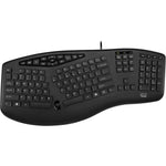 Adesso Tru-Form 160 Rugged Keyboard - Full-size - Cable Connectivity - USB Interface - Scroll Wheel - English (US) - Black - Soundz Store AUSTRALIA