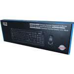Adesso Wireless Desktop WKB-1320CB Keyboard & Mouse - English (US) - 1 Each - Soundz Store AUSTRALIA