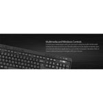 Adesso Wireless Desktop WKB-1320CB Keyboard & Mouse - English (US) - 1 Each - Soundz Store AUSTRALIA