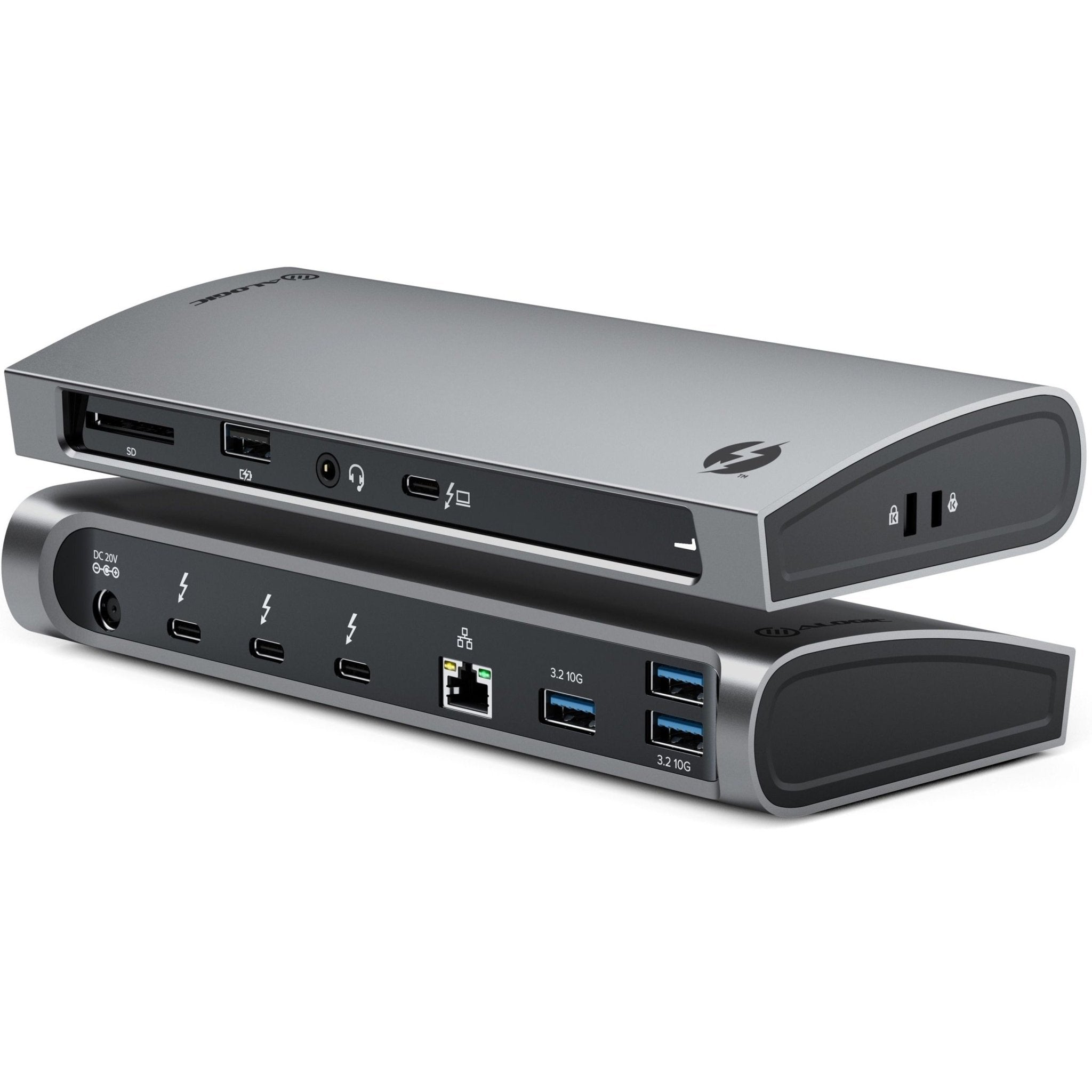 Alogic BLAZE USB Type C, Thunderbolt 3, Thunderbolt 4 Docking Station for Monitor, Hard Drive, Desktop PC, Notebook - Memory Card Reader - SD - Space Gray - TAA Compliant - Soundz Store AUSTRALIA