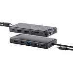 Alogic MV2 USB Type A, USB Type C Docking Station for Notebook - Memory Card Reader - SD - 100 W - Black - Soundz Store AUSTRALIA
