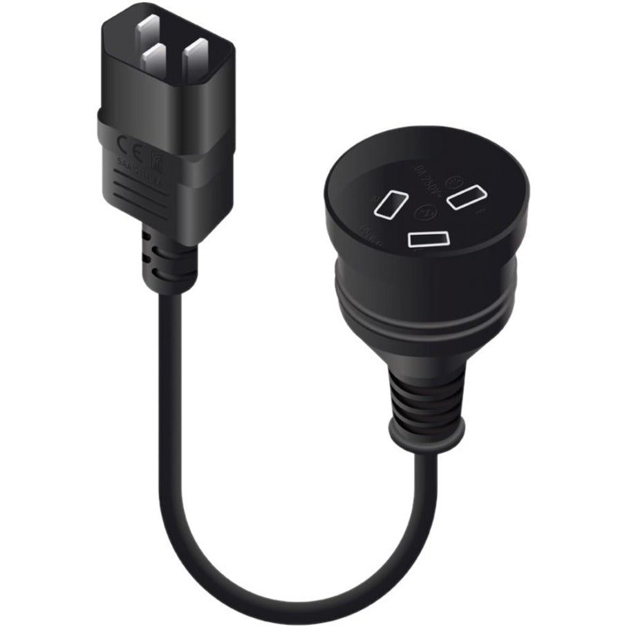 Alogic Standard Power Cord - 15 cm - Soundz Store AUSTRALIA