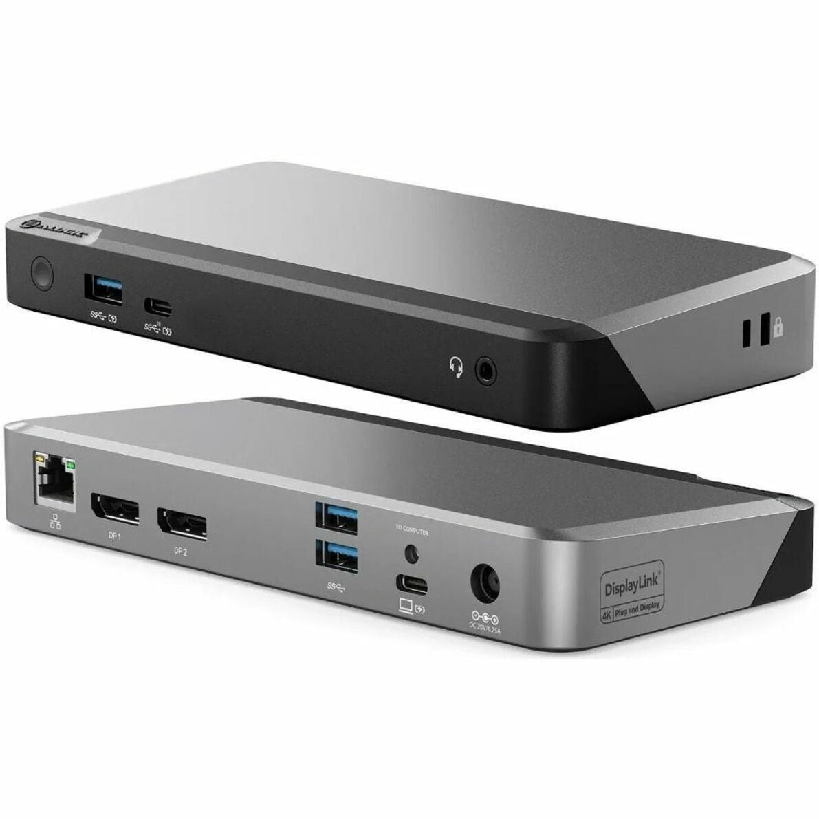 Alogic USB Type A, USB Type C Docking Station for Notebook - 100 W - Space Gray - Desktop - TAA Compliant - Soundz Store AUSTRALIA