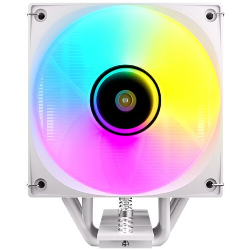 Antec F600 ARGB - White, CPU Air Cooler, 6 Copper Heat Pipes, 120mm ARGB PWM Fan, 220W TDP, Intel LGA1851/1700, AMD AM5/AM4, 1-Yr Wty - Soundz Store AUSTRALIA
