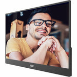 AOC 16T20 16' Class Full HD LCD Monitor - 16:9 - Black - Soundz Store AUSTRALIA