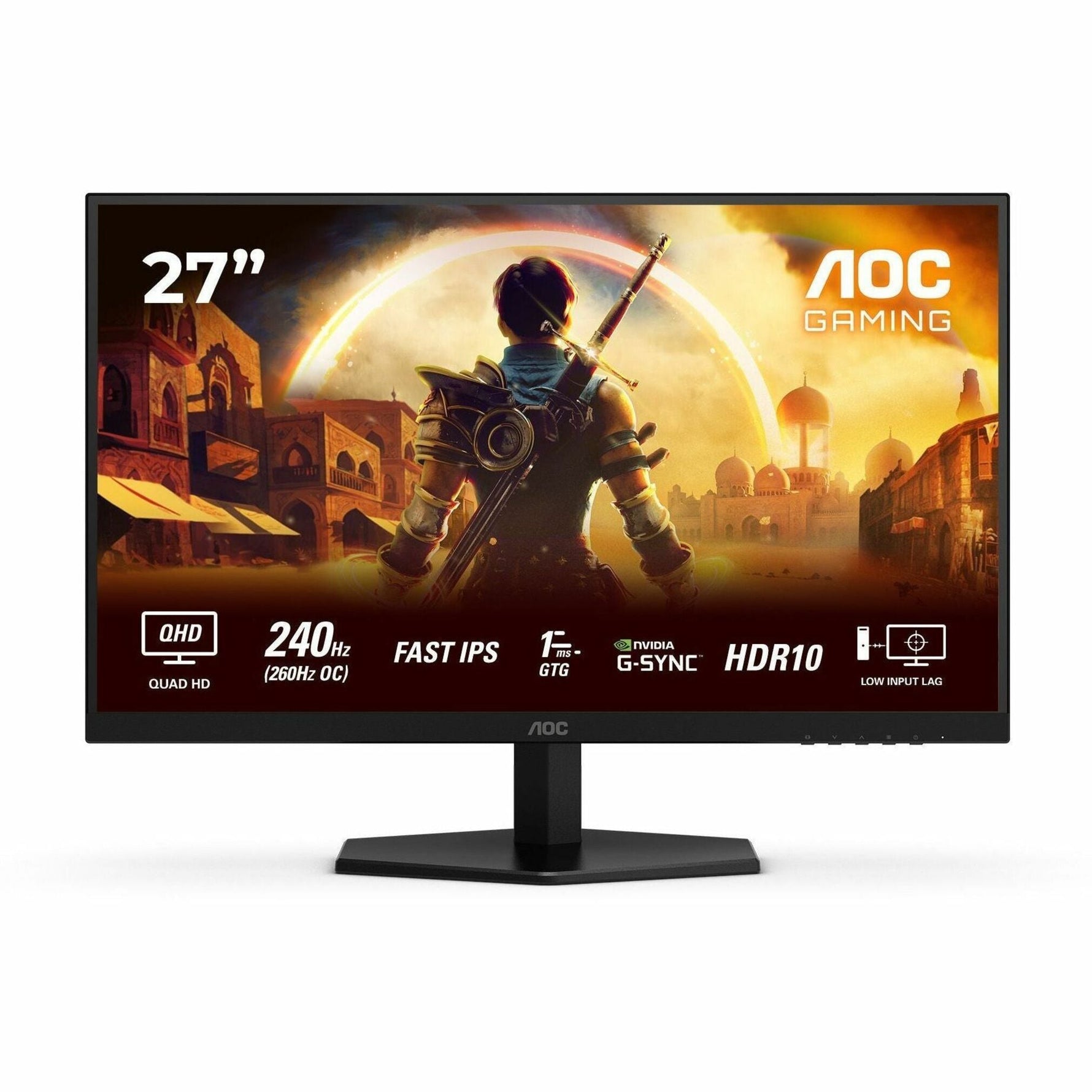 AOC Q27G42ZE 27' Class WQHD Gaming LED Monitor - 16:9 - Black, Red - Soundz Store AUSTRALIA